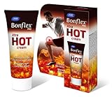 BONFLEX ® Xtra HOT Cream | 100ml | Con Ácido hialurónico + Glucosamina + Harpagofito + Arnica | Efecto calor extra y duradero | 100ml | Prepara la musculatura antes de realizar una actividad física.