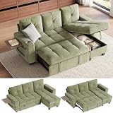 LINSY HOME 83-inch Modular Sleeper Sectional