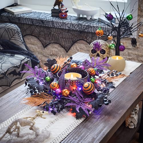 Valery Madelyn Halloween Deko, 46cm Halloween Kranz – Bild 3