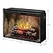 Dimplex Revillusion® 36 Inch Built-in Electric Firebox - Herringbone Brick Background - Includes Realistic Faux Logset, Front Glass Panel, Firebox, and Plug Kit