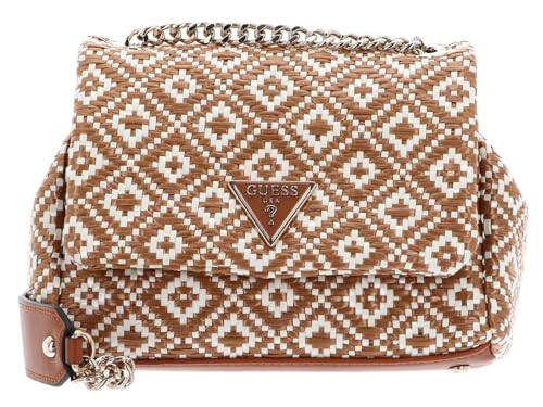 Sac bandoulière GUESS Rainee marron clair : le xbody flap idéal pour vos sorties