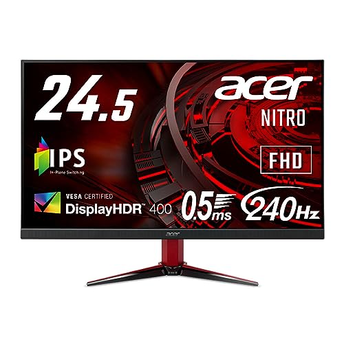 Amazon.co.jp: Acer ゲーミングディスプレイ Nitro VG252QXbmiipx 24.5