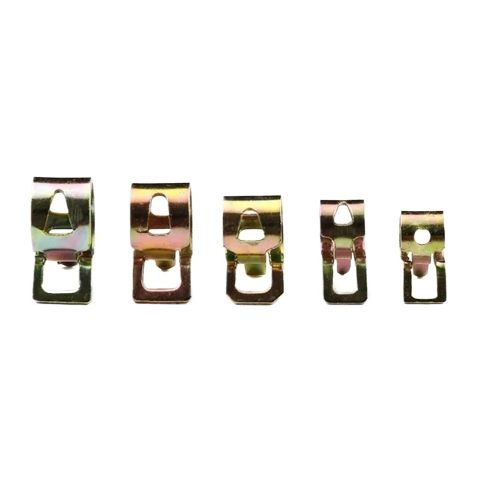 Rtgcx One Color 75Pcs 6Mm/7Mm/8Mm/9Mm/10Mm For Choose Fuel Spring Clip Vacuum Silicon Hose Clamps Autos Spring Clip Fuel Oil Water Tube Clamps