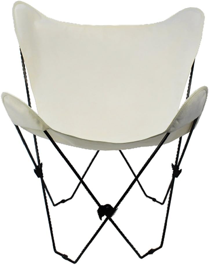 Butterfly Chair and Cover Combination w/Black Frame