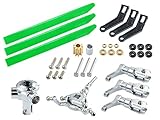 MICROHELI CNC Aluminum/Plastic Triple Green Blade Conversion Set - Blade 180 CFX / 150 S
