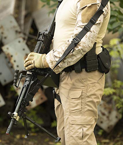 2 Point Rifle Sling Reliable And Versatile. Rifle Strap W/ Excellent Functionality. Almost Indestructible Gun Strap. Two Point Shotgun Sling W/ Combat And Hunting Applications + Bandana And 2 Ebooks #TOP6