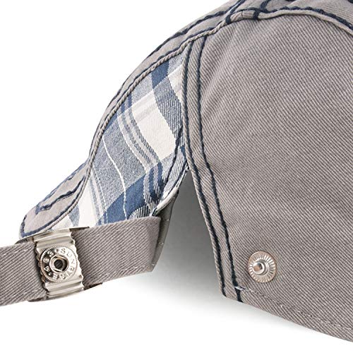 Image of M MOACC Men Beret Hat Cotton Adjustable Newsboy Hats Cabbie Gatsby Cap Driving Flat Caps