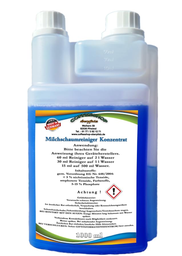 Coffeeshop Milchsystemreiniger für Milchaufschäumer & Milchsysteme - 8 x 1 Liter
