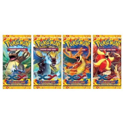 Pokemon Random 4 XY FlashfireTCG Booster Pack
