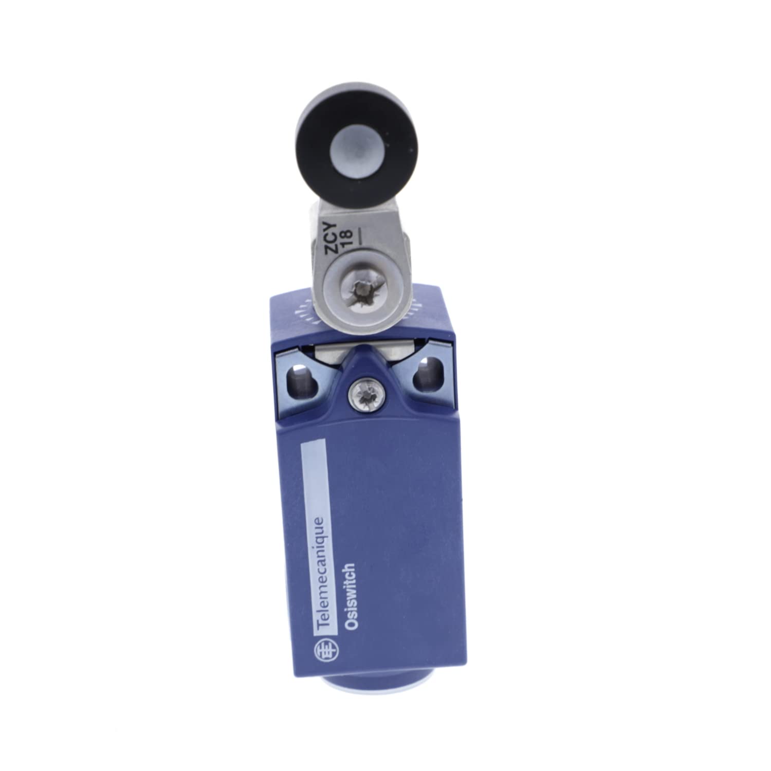 Schneider Electric XCKP2118G11 ex OsiSwitch Plastique Interrupteur de position format standard, levier à galet thermoplastique, Zamak rotative tête, 1NC+1NO, brusque, Pg11