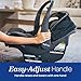 Chicco KeyFit Max ClearTex Infant Car Seat and Base, Rear-Facing Seat for Infants 4-30 lbs., Infant Head and Body Support, Compatible with Chicco Strollers, Baby Travel Gear | Legend/Black
