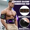 Electronic Muscle Stimulator with TENS & PMS, Ab Belt Stimulator Muscle Toner, Abdominal Fitness Trainer for Home