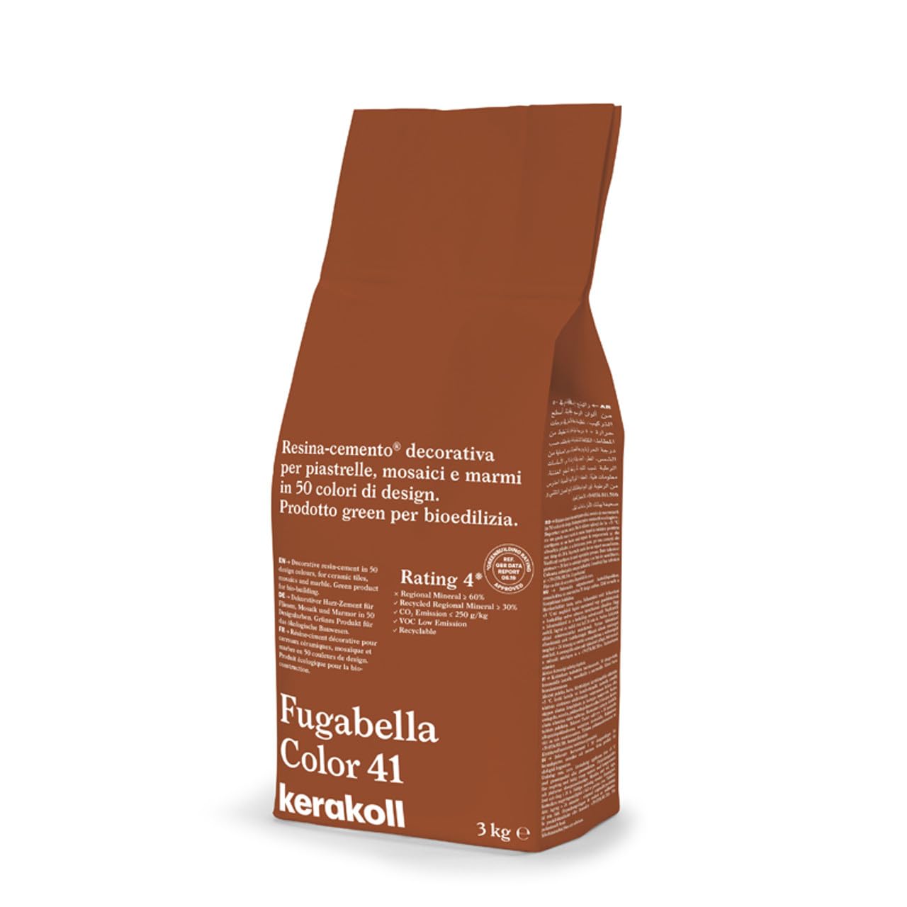 Kerakoll Fugabella Color Grout 3kg, 50 Colours (41, 3kg Bag)