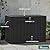 YITAHOME Outdoor Storage Box, 45 Gallon Waterproof Resin Deck Box, Lockable Organizer for Patio, Poolside, Deck, Cushions, Throw Pillows, Garden Tools, Black