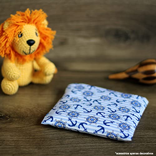Bolsa Térmica para Bebê com Cólicas - Âncoras Azuis