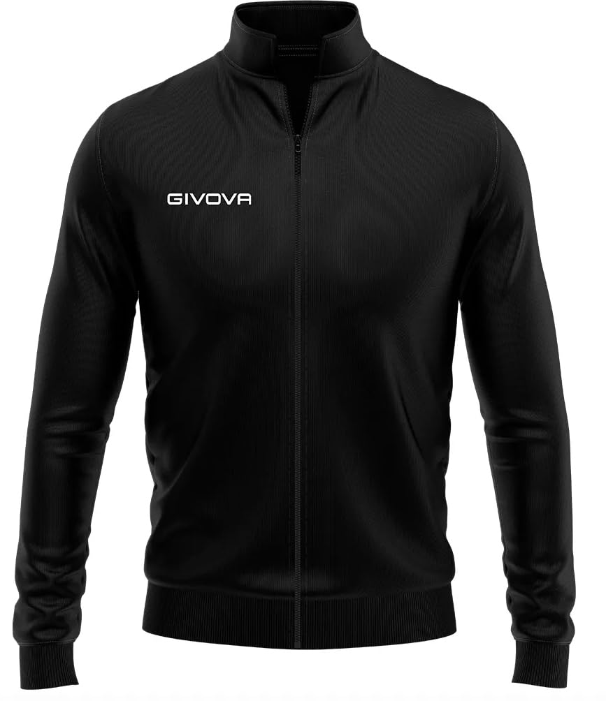 Givova, hoodie city new, black, L