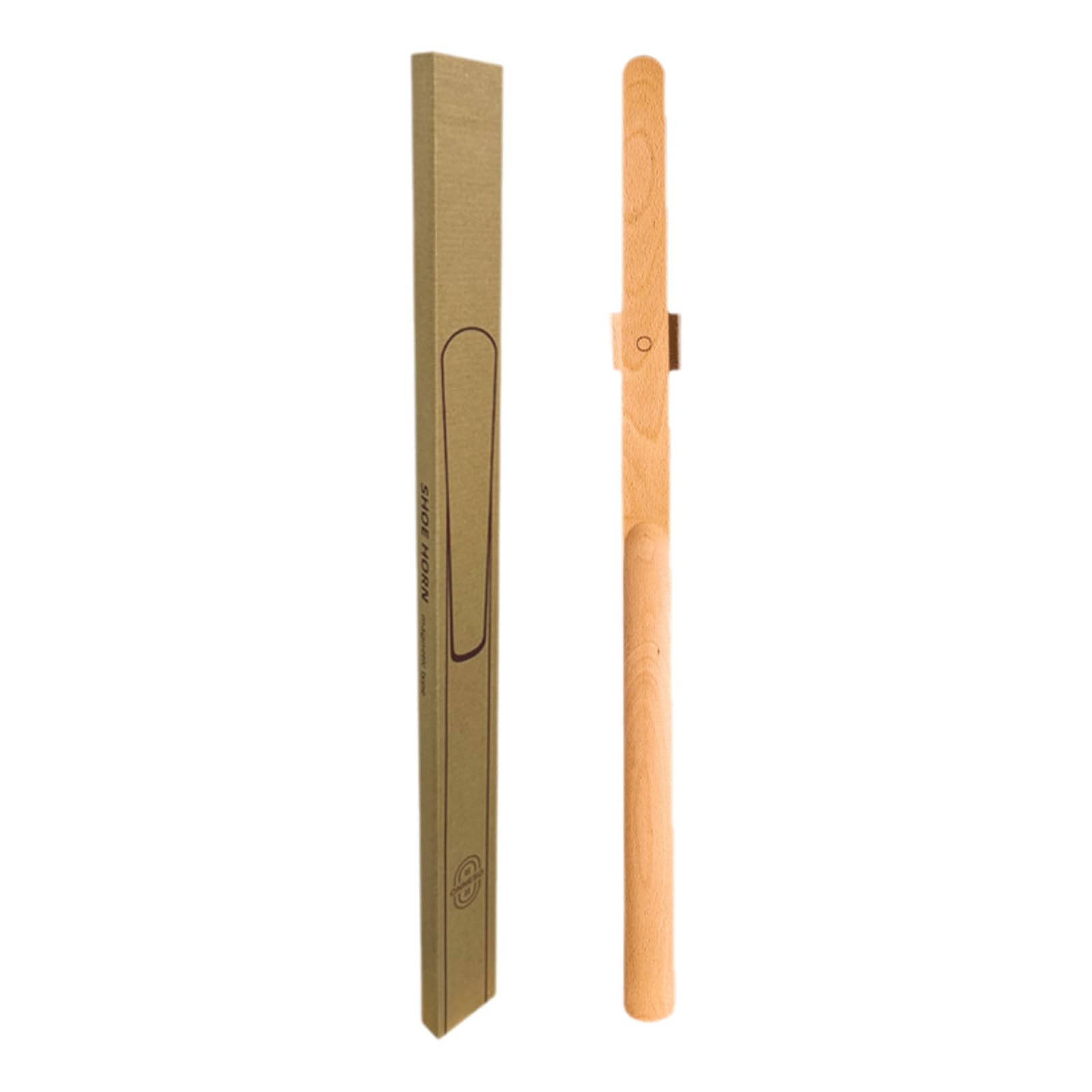 Machtiging Men's Original Wood Color 70Cm (Including Packaging) Magnetic Shoe Lifter,Handled Shoehorn,Wooden Shoe Horn,Shoe Horn Long Handled,Long Handled Shoe Lifter,Lazy Shoe Spoon,Comfortable,Sturdy,Comfortable,For Wo The Elderly Kids