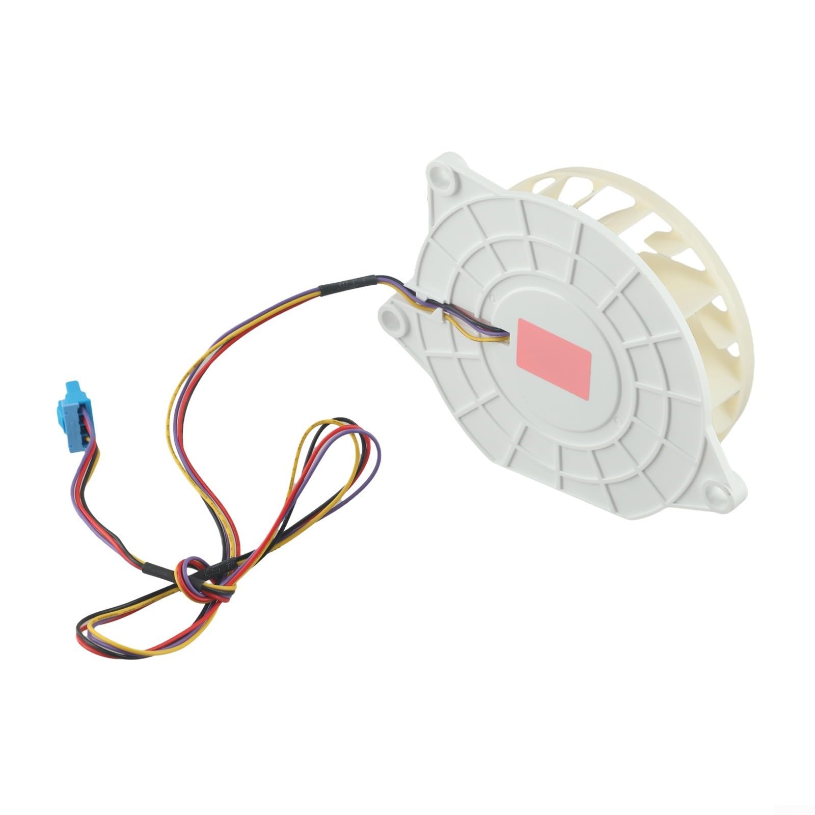 1 paquete de motor de ventilador evaporador de refrigerador de 12 V para EAU64824806 reemplaza la unidad vieja ruidosa restaura la eficiencia de enfriamiento plástico blanco 16 x 16 x 7