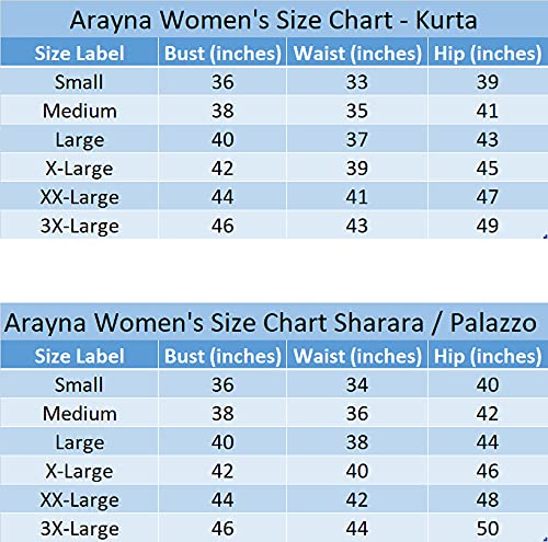Image of Arayna Women's Rayon Printed Kurta Palazzo Set