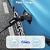 WODHMIEY Type 2 to Type 1 EV Charging Adapter 32A 250V 7.2kW IEC 62196 to SAE J1772 Converter Plug with CE ROHS Certification Water Resistant IP54 Rated Compact Lightweight for Plug-in Vehicles #2