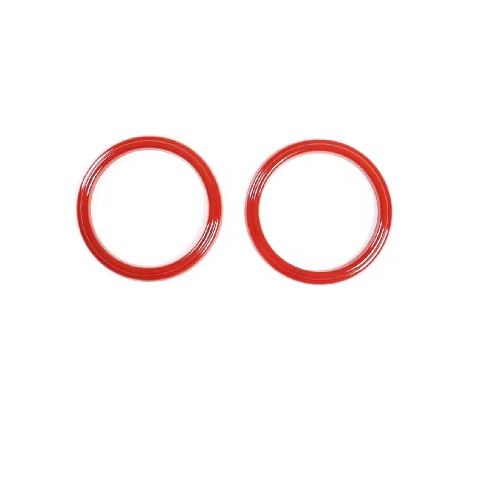 TILIEINE Car Front Side Air Vent Cover Fit For Toyota 86 GT86 For Subaru BRZ 2012-2020 Car Dashboard Side Air Vent Decoration Ring Cover Trim(Red)