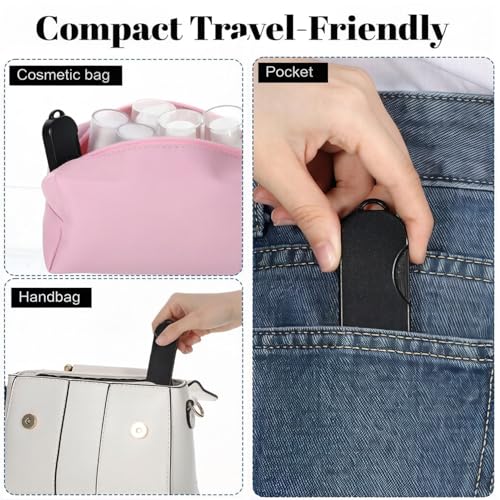 Image of Hair Comb Set 3 Pcs for Men, Wide Tooth & Fine Tooth Texture Combs for Volume Styling, Foldable Travel Hair Comb Set for Curly, Thick & Fluffy Hair