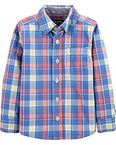 OshKosh B'Gosh Jungenhemd Indigo Plaid 4 Jahre
