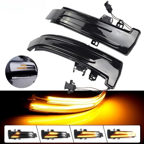 Intermitente LED dinámico espejo retrovisor Benz W204 W176 W212 CLA C E 2