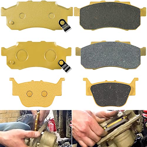 Front & Rear Heavy Duty Ceramic Disc Metal Brake Pads