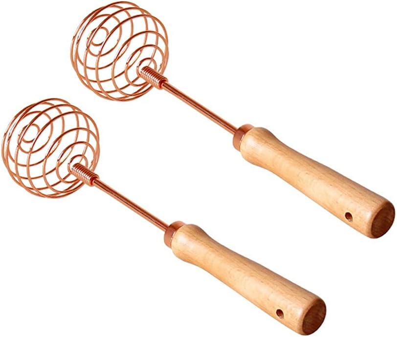Whisks for Cooking Stainless Steel Spring Coil Whisk Set of 2/3, Steel Wire Whipped Cream Whisk Balloon Wire Whisks for Cooking Baking Blending, Manual Mixer Whisking Whisk (Size : 3PACKS) ()