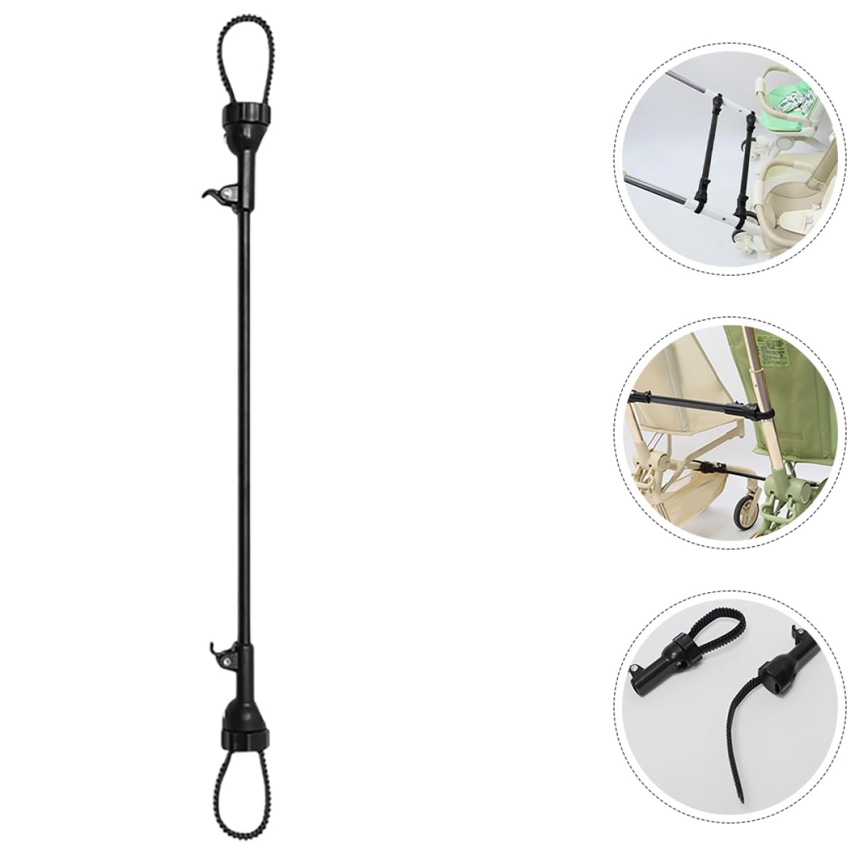 Toyvian 2 Łącznik Do Wózka Dziecięcego Akcesoria Samochodowe Do Wózka Dziecięcego Akcesoria Samochodowe Łącznik Do Wózka Dziecięcego Adapter Wózka Podwójnego Do Wózka