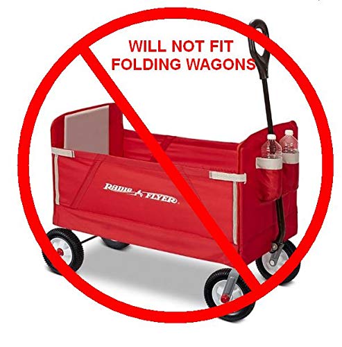 Quadrapoint Hub Cap Compatible with Popular Red Wagon Brand for Steel & Wood Wagons ONLY 1/2" Red (NOT for Plastic, Folding OR Little Wagon Model W5, Please Read Entire Product Description) - Thumbnail 6