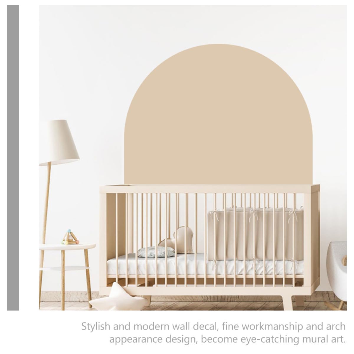 Toddmomy Calcomanía de Pared Geométrica Beige de Pvc Extraíble