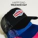 Happy Dad Hats for Men and Women, Available in Trucker Hat, 6 Panel Snapback Hat or Baseball Cap, Holiday & Birthday Gifts Black