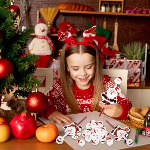 Set de 48 lápices con borradores y tarjetas navideñas miniatura 7