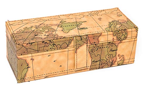 Set profesional de dominó doble seis jumbo en caja con mapa miniatura 3
