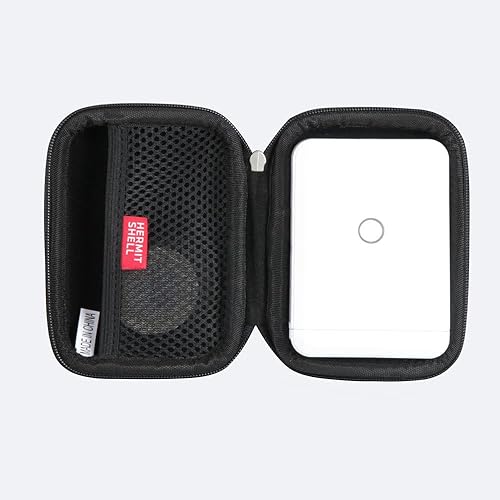 Hermitshell Estuche de viaje duro para NIIMBOT D110 Máquina de etiquetadora portátil Bluetooth Impresora de etiquetas