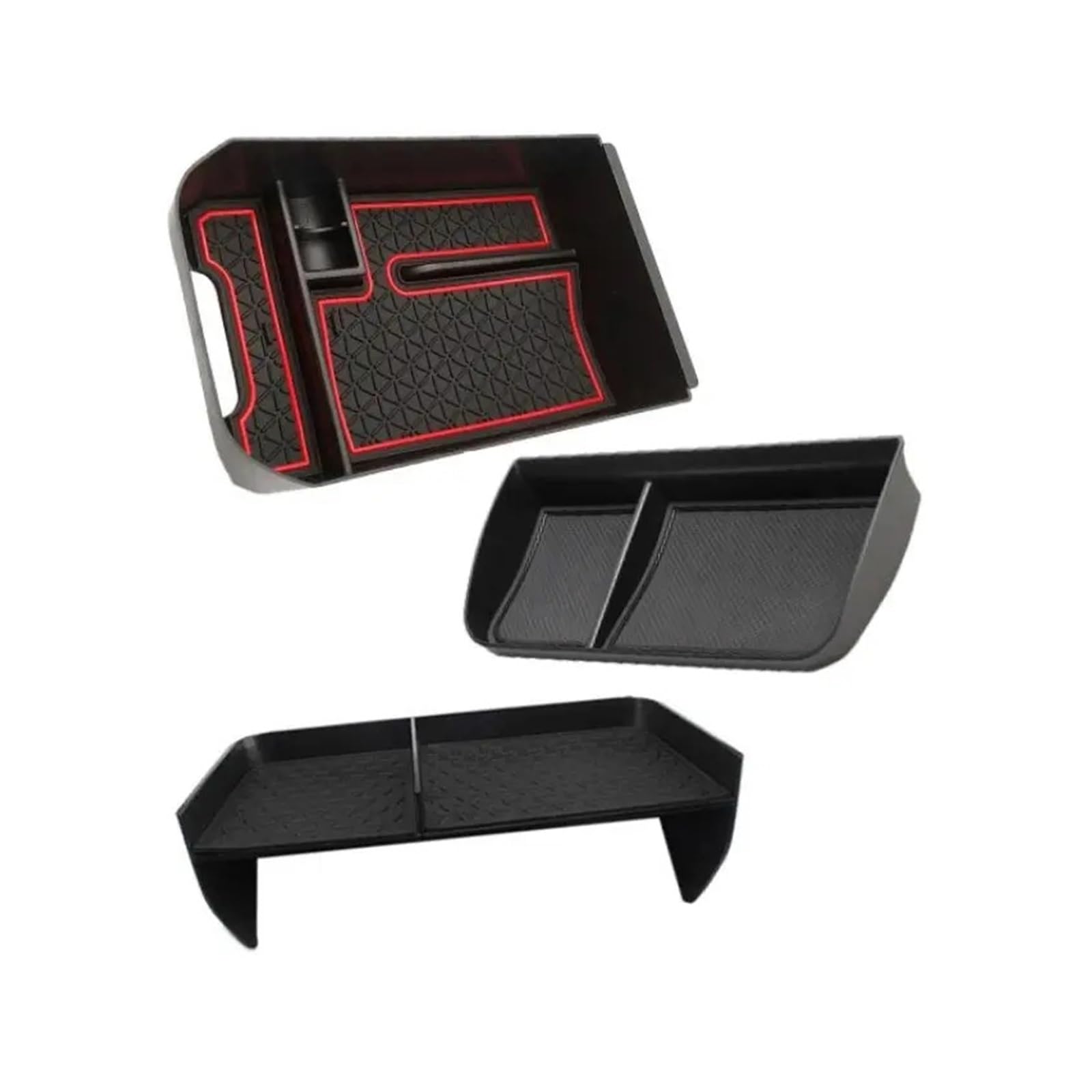 HIVZIVCCIK Armrest Storage Box Car Interior Armrest Storage Box Console Dashboard Sundries Sorting Organizer Tray For RAV4 XA50 2019-2025 For RAV 4 For Hybrid Center Console Organizer Tray(6)