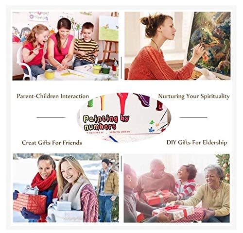 CoorArt Dipingere con i Numeri Adulti, DIY