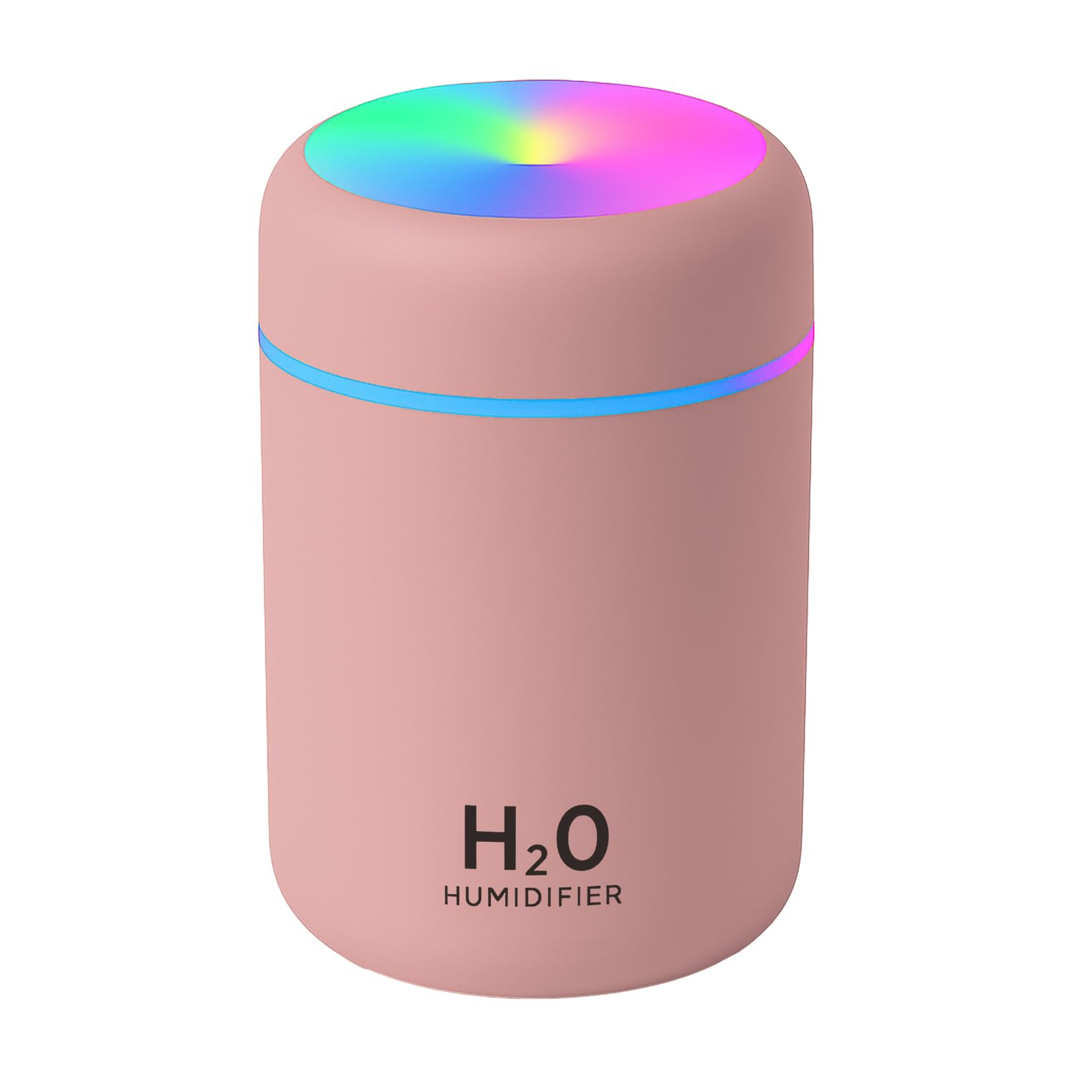 Tikkitots Ultrasonic Air Humidifier & Essential Oil Diffuser | Quiet Cool Mist Maker | for Car Home Office | Multicolour LED | Compact & Stylish Electric Design | 300ml Tank | Pack of 1-image-19