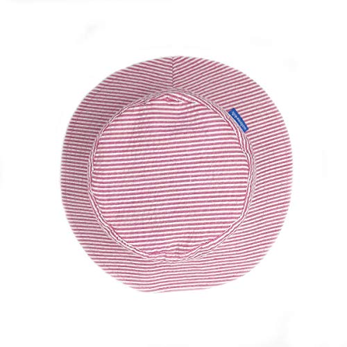 Wallaroo Hat Company – Sawyer Sun Hat – Wide Brim Packable Hat With Adjustable Sizing And Upf 50+ Sun Protection – Ideal Sun-Smart Hat For Outdoor Play And Summer Fun (Pink Stripes, 4-8 Years) #TOP2