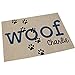 GiftsForYouNow Woof Personalized Pet Feeding Mat
