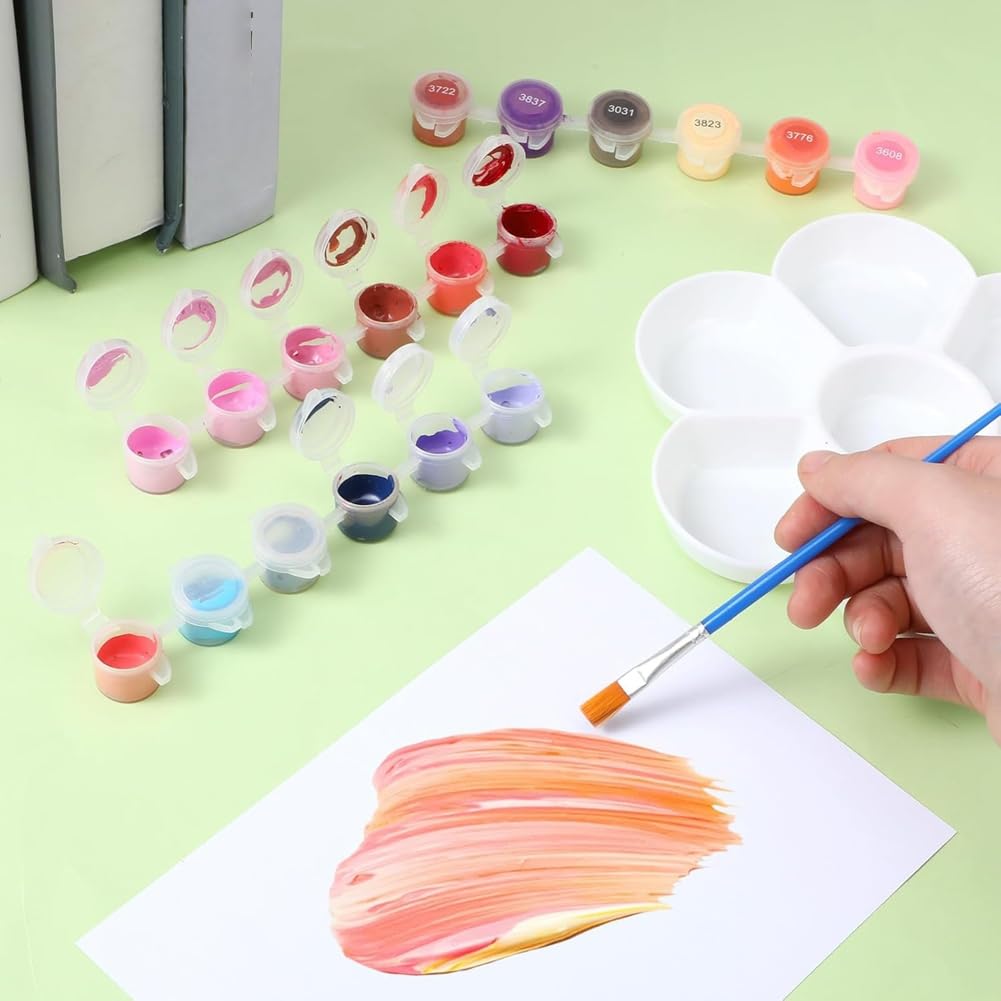 Leere Farbtöpfe Farbtöpfe für Klassenzimmer, Schule, Kunsthandwerk, Malbedarf, 3 Ml / 0,1 Unzen