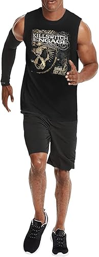 Miniatura 4 de KUSHOP Men Tank Tops Sleeveless T Shirt Workout Shirts Bodybuilding Muscle Tee Vest