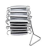 4.5-inch Springs, 12 in a Box, Trampoline Springs, Free Metal Hooks