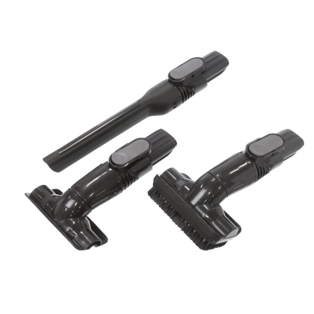Find A Spare Black Dusting Brush Tool Set For Shark Iz201, Iz202, Iz251, Iz252 3-Piece Vacuum Accessory Kit With Crevice Tool, Upholstery Tool & Soft Dust Brush 32Mm Plastic Attachments