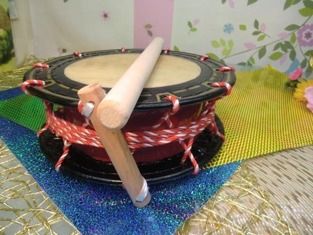 N締め太鼓30cm 撥付き エイサーを楽しく