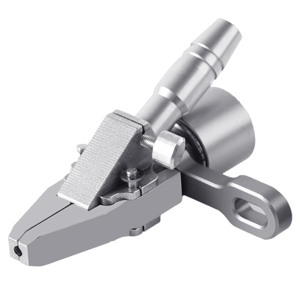 Abrazadera Neumática para Máquina de Tornillo de Acero Inoxidable, Abrazadera Automática para Máquina de Tornillo con Mandril de Mano(2.0mm)