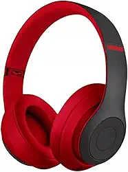 Fone De Ouvido Headphone Bluetooth 5.0 Bateria Longa Duração Sem Fio Extra Bass Dobrável Para Treino, Academia, Trabalho (Vermelho)