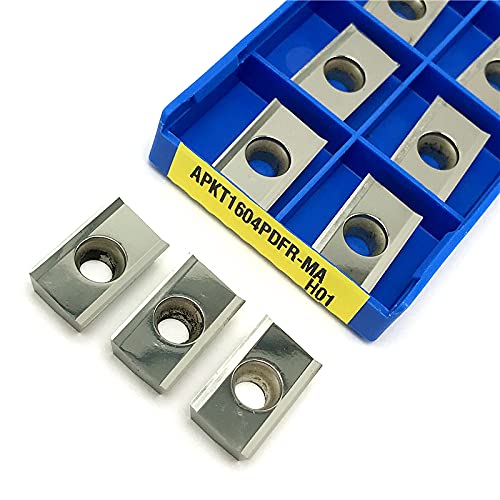 APKT1604 MA H01 Indexable Tools High Quality Aluminum Inserts CNC Milling Cutting Tool APKT 1604 Lathe Wood Turning Insert(APKT1604 MA H01)